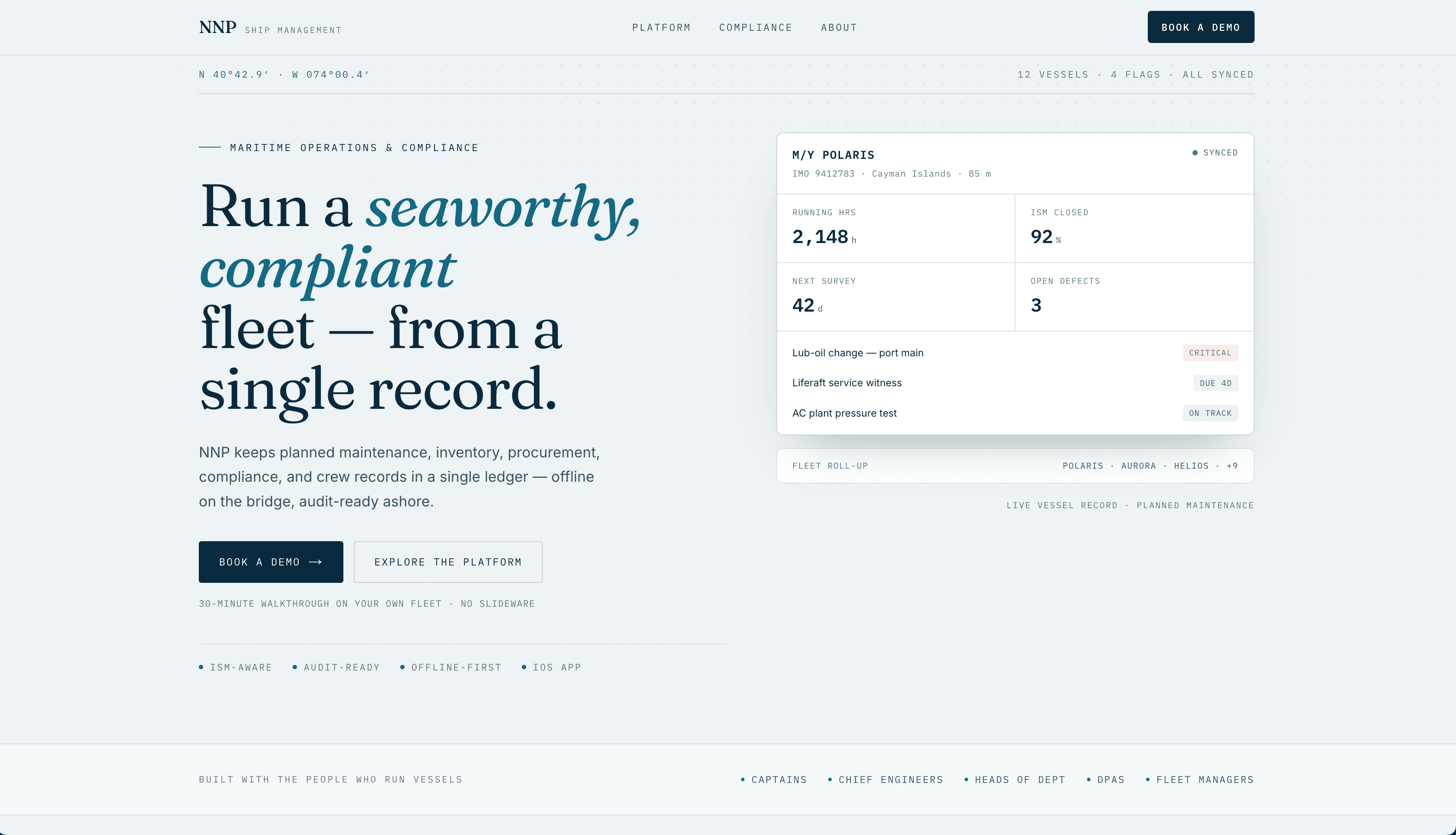 NNP — Dashboard